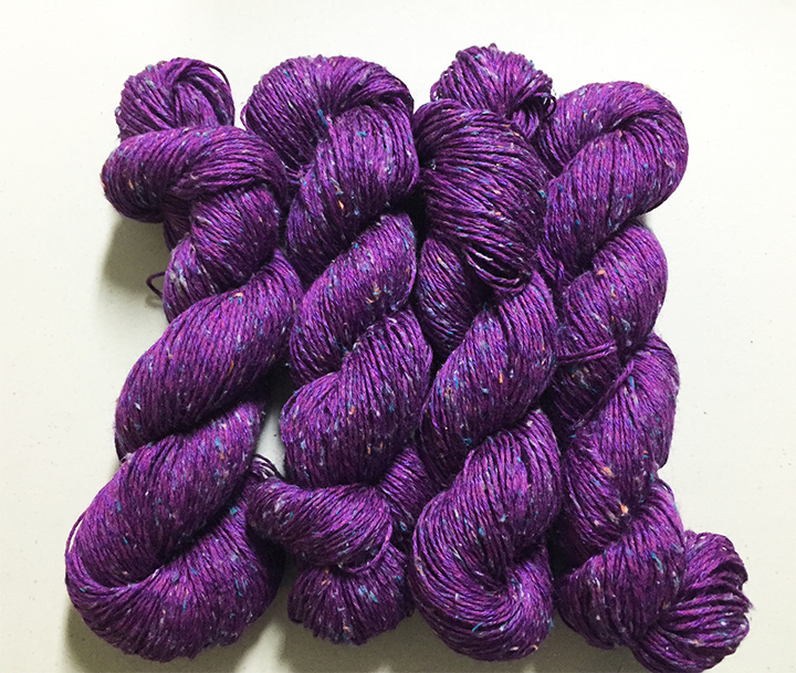 Tatamy Tweed - Purple 400Gm Lot